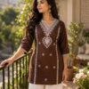 multicolour short kurti