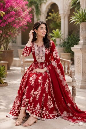 Ishita Ladies Cotton Suit