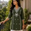 multicolour short kurti