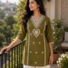 multicolour short kurti