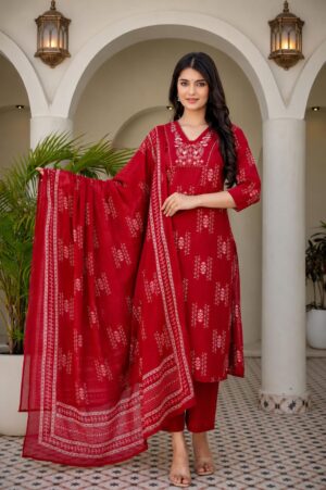 Sneha Cotton Ladies Suit