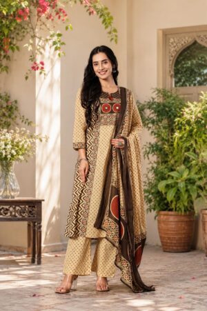 Pooja Cotton Ladies Suit