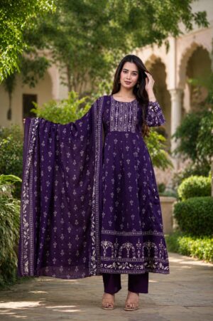 Zoya Cotton Ladies Suit