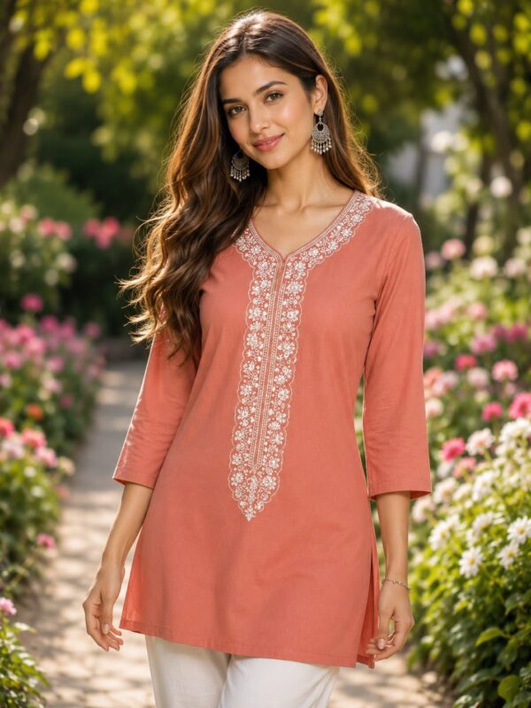 Multicolour Short Kurti