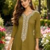 Multicolour Short Kurti
