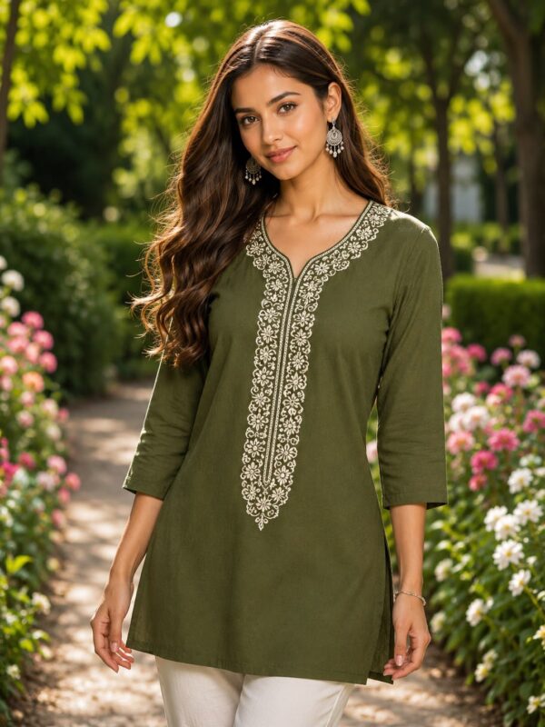 Multicolour Short Kurti