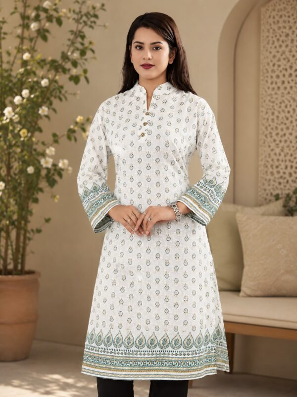 multicolour short kurti