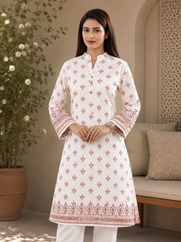 multicolour short kurti