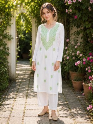 LUCKNAVI KURTI