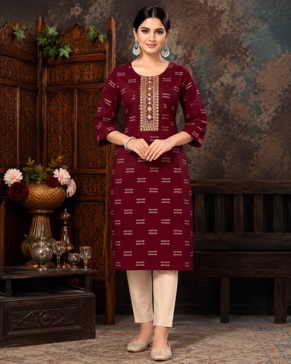 multicolour short kurti