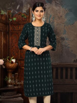 multicolour short kurti