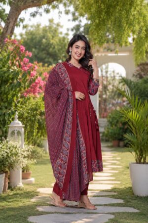 Jasleen Cotton Ladies Suit