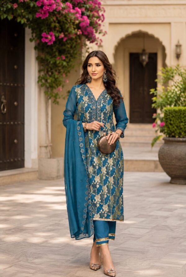 Khushi Party Wear Banarasi Suit
