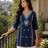 multicolour short kurti