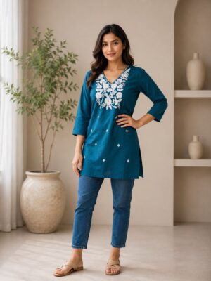 93 M TO XXL 7.20 Aayushi Short Kurti for Ladies