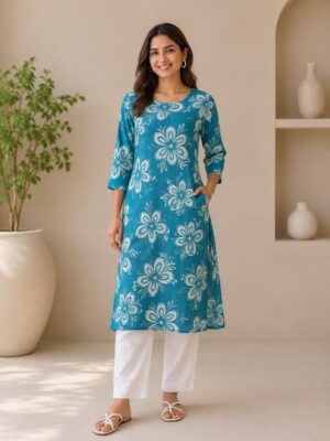 99 M TO XXL 8.90 Anjali Long Kurti for Ladies